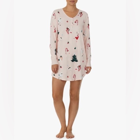 kate spade Other - Kate Spade New York Long Sleeve Brushed Jersey Henley Sleepshirt